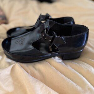 robert clergerie mary jane whimsigoth wingtip romantic goth 38.5/us 8